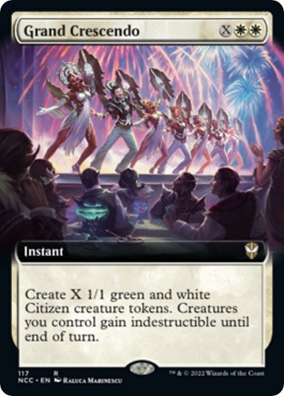 Grand Crescendo (Extended Art) (Commander: Streets of New Capenna) Near Mint