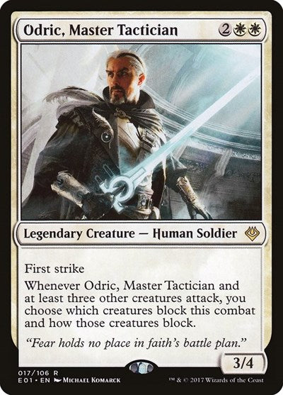 Odric, Master Tactician (Archenemy: Nicol Bolas) Medium Play