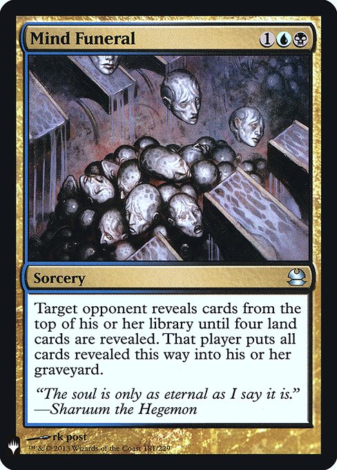 Mind Funeral (Mystery Booster Retail Edition Foils) Near Mint Foil