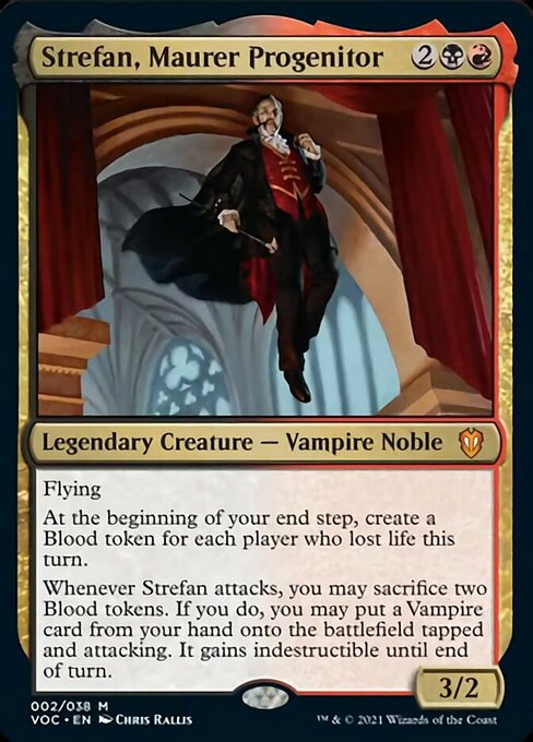 Strefan, Maurer Progenitor (Commander 2021 Crimson Vow) Light Play Foil