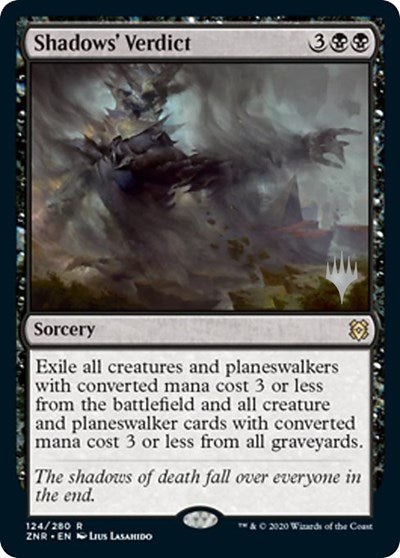 Shadows' Verdict (Promo Pack: Zendikar Rising) Near Mint Foil