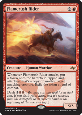 Flamerush Rider (Fate Reforged) Light Play