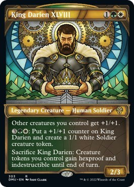 King Darien XLVIII (Showcase) (Dominaria United) Near Mint Foil