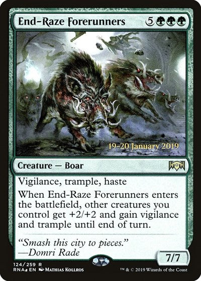 End-Raze Forerunners (Promos: Prerelease Cards) Light Play Foil