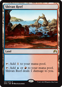 Shivan Reef (Magic Origins) Light Play