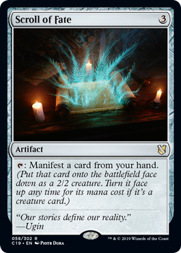 Scroll of Fate (Commander 2019) Light Play