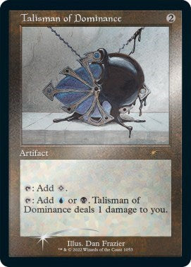 Talisman of Dominance (Retro Frame) (Foil Etched) (Secret Lair) Near Mint Foil