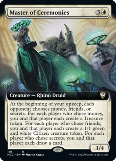 Master of Ceremonies (Extended Art) (Commander: Streets of New Capenna) Near Mint