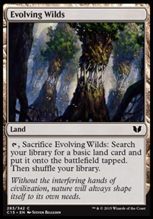 Evolving Wilds (Commander 2015) Near Mint