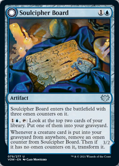 Soulcipher Board / Cipherbound Spirit (Innistrad: Crimson Vow) Near Mint Foil