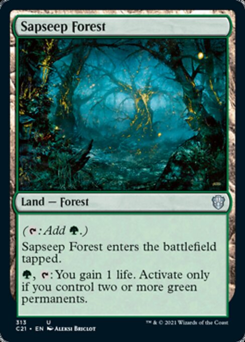 Sapseep Forest (Commander 2021 Strixhaven) Near Mint