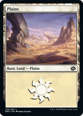 Plains (269) (The Brothers' War) Near Mint Foil