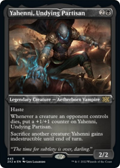 Yahenni, Undying Partisan (Foil Etched) (Double Masters 2022) Near Mint Foil