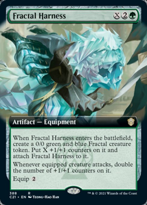 Fractal Harness (Extended Art) (Commander 2021 Strixhaven) Light Play