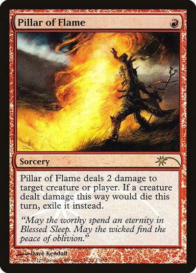 Pillar of Flame (Promos: FNM) Medium Play Foil