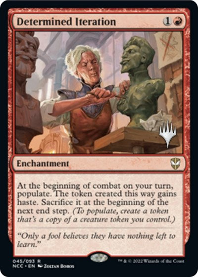 Determined Iteration (Promo Pack: Streets of New Capenna) Near Mint Foil