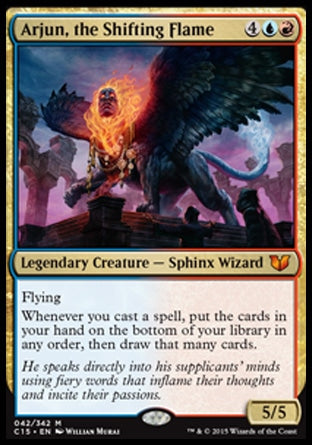 Arjun, the Shifting Flame (Commander 2015) Light Play