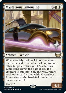 Mysterious Limousine (Promo Pack: Streets of New Capenna) Near Mint Foil