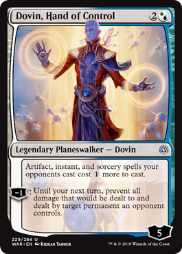 Dovin, Hand of Control (War of the Spark) Near Mint Foil