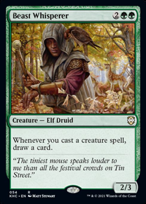 Beast Whisperer (Commander 2021 Kaldheim) Near Mint