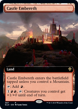 Castle Embereth (Extended Art) (Throne of Eldraine) Near Mint Foil