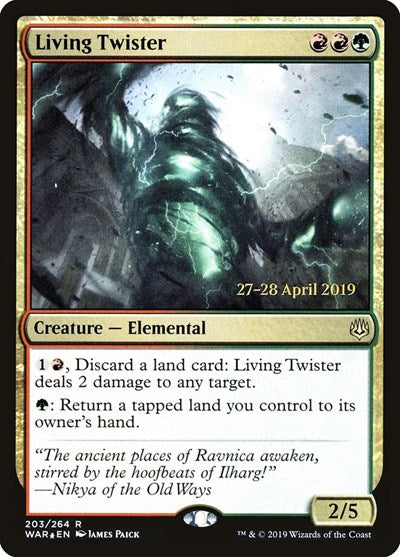 Living Twister (Promos: Prerelease Cards) Light Play Foil