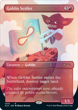 Goblin Settler (Secret Lair) Near Mint
