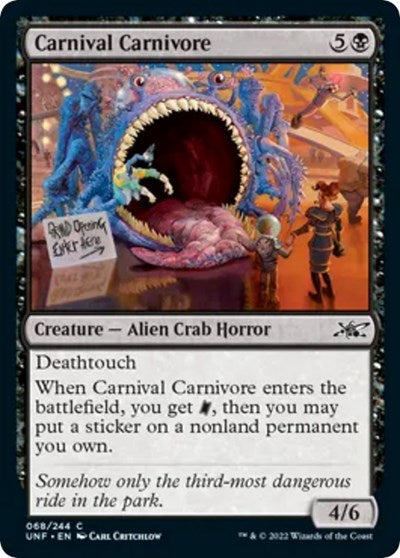 Carnival Carnivore|1|0|0.00