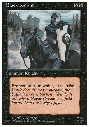 Black Knight (4th Edition) Medium Play