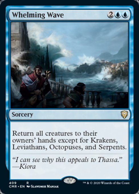 Whelming Wave (Commander 2020 Commander Legends) Light Play