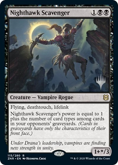Nighthawk Scavenger (Promo Pack: Zendikar Rising) Near Mint