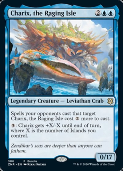 Charix, the Raging Isle (ZNR Bundle) (Promos: Unique and Miscellaneous) Near Mint Foil