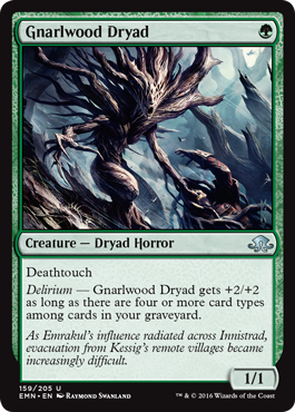 Gnarlwood Dryad (Eldritch Moon) Light Play