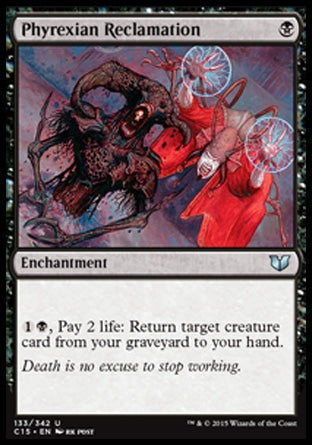 Phyrexian Reclamation (Commander 2015) Medium Play