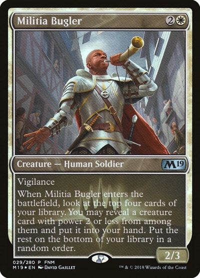 Militia Bugler (Promos: FNM) Near Mint Foil