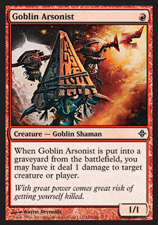 Goblin Arsonist (Rise of the Eldrazi) Light Play