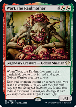 Wort, the Raidmother (Commander 2020 Ikoria) Near Mint