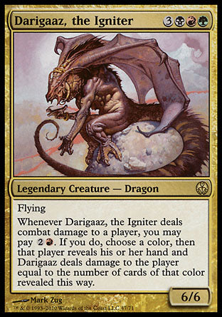 Darigaaz, the Igniter (Duel Decks: Phyrexia vs The Coalition) Light Play