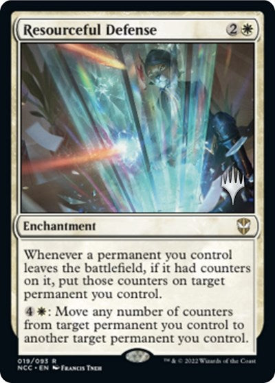 Resourceful Defense (Promo Pack: Streets of New Capenna) Near Mint Foil
