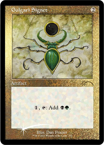 Golgari Signet (Foil Etched) (Secret Lair) Near Mint Foil