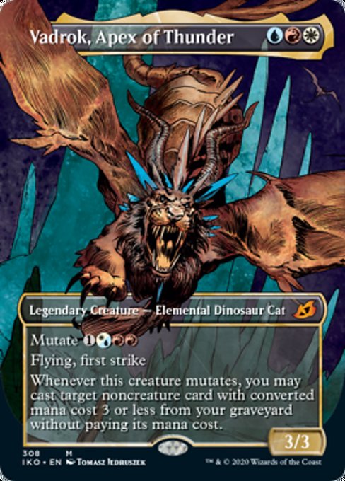 Vadrok Apex Of Thunder (Showcase) (Ikoria: Lair of Behemoths) Near Mint Foil