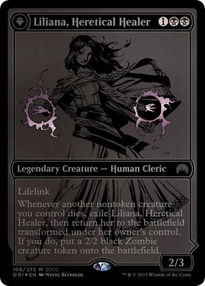 Liliana, Heretical Healer (SDCC 2015 Exclusive) (Promos: Media) Light Play Foil