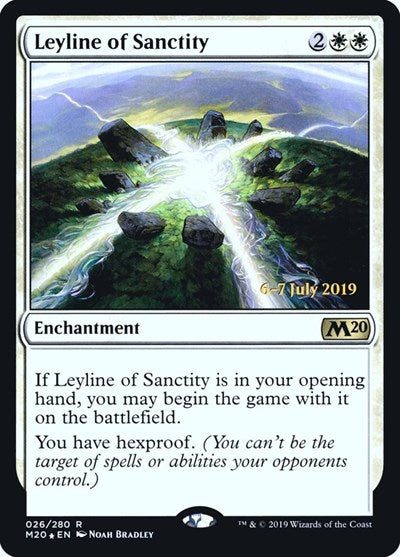 Leyline of Sanctity (Promos: Prerelease Cards) Near Mint Foil