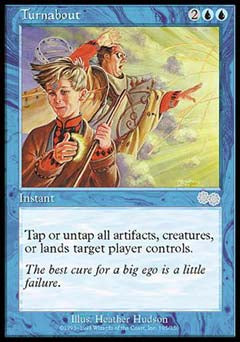 Turnabout (Urza's Saga) Light Play