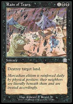 Rain of Tears (Mercadian Masques) Light Play