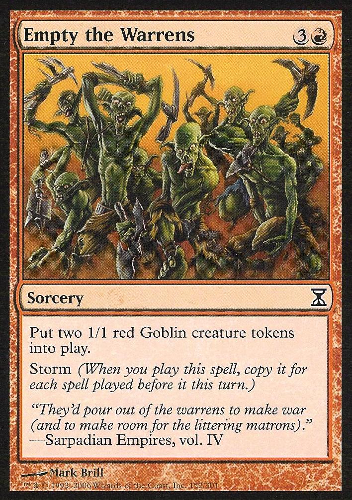 Empty the Warrens (Time Spiral) Light Play Foil