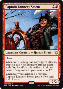 Captain Lannery Storm (Ixalan) Near Mint Foil