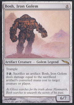 Bosh, Iron Golem (Mirrodin) Light Play