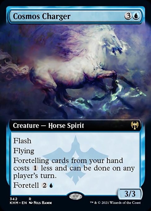 Cosmos Charger (Extended Art) (Kaldheim) Light Play