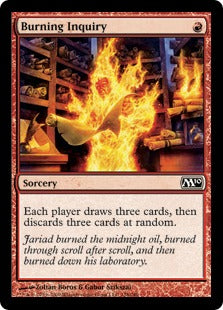 Burning Inquiry (Magic 2010 Core Set) Medium Play Foil